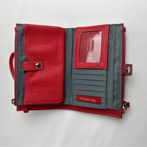 🌼2 for $30🌼 NEW Enzo Angiolini Red Wristlet - Picture 2 of 8
